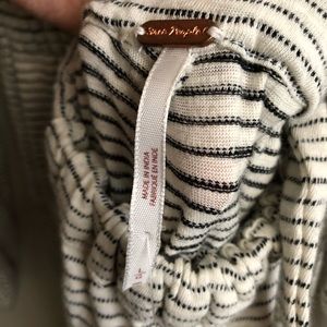 Free People Striped Lazy Sunday Cut Out Jumpsuit